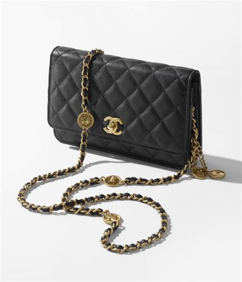 chanel wallet on chain chain length|chanel wallet on chain measurements.